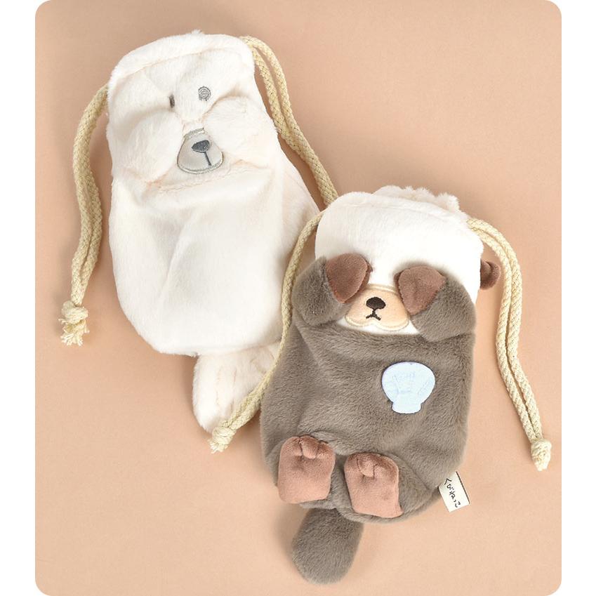 LivHeart（りぶはあと） 巾着 ポーチ 小物入れ くびねっこ かわいい