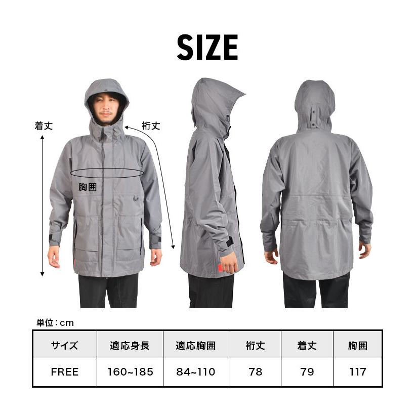 Makku（マック） レイン ジャケット レインウェア メンズ レディース