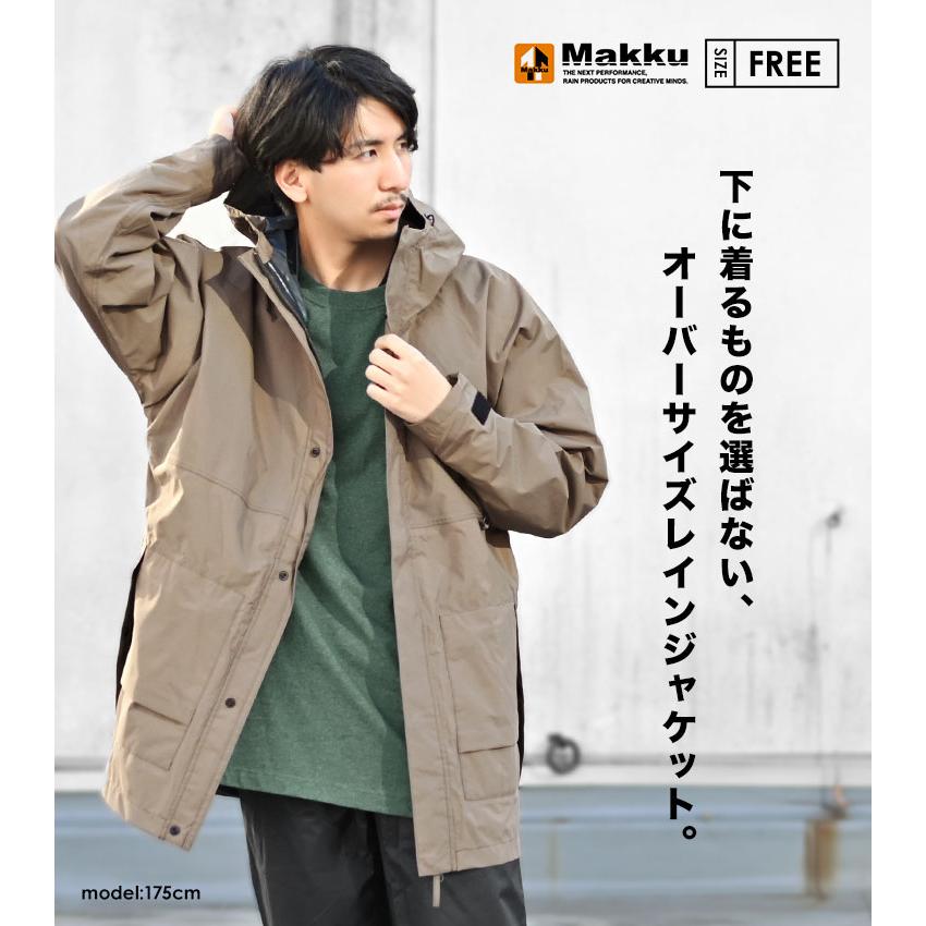 Makku（マック） レイン ジャケット レインウェア メンズ レディース