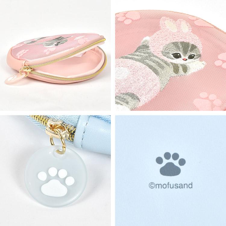 マリモクラフト コインケース レディース モフサンド ミニ ポーチ 丸型