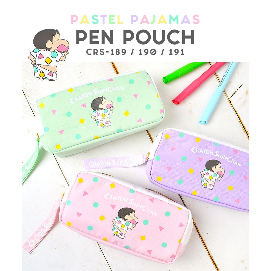 ペンケース クレヨンしんちゃん レディース 筆入れ 筆箱 かわいい キャラクター パステル 大容量 通勤 通学 文具 小物入れ マルチポーチ メイクポーチ Mari Crs 1 Tis 通販 Yahoo ショッピング
