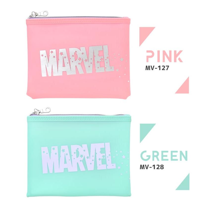 ポーチ Marvel シリコンポーチ かわいい 通学 おしゃれ マーベル 女の子 半透明 パステル キッズ 子供 ピンク ミント グリーン Mari Mv 127 Tis 通販 Yahoo ショッピング