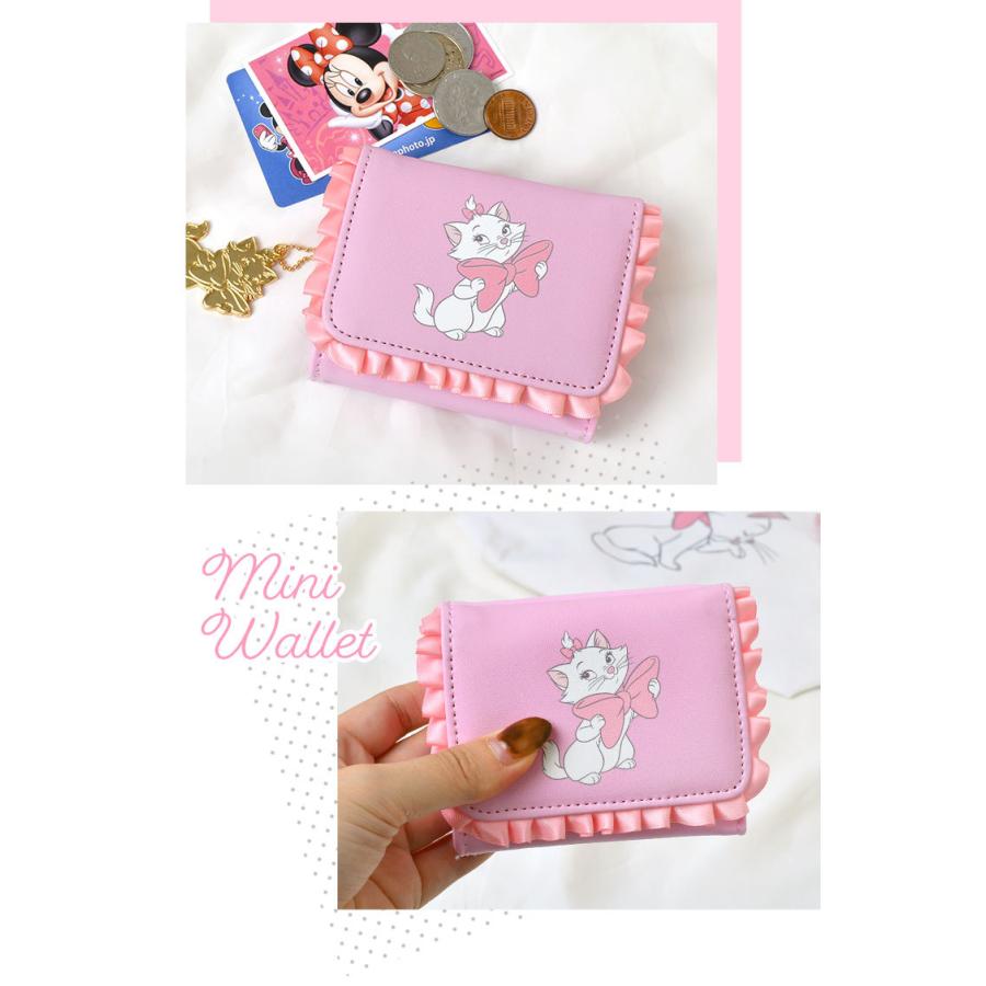 財布 マリーちゃん 中学生 小学生 ミニ財布 かわいい 折りたたみ財布 キッズ 三つ折り財布 通学 フリル 小銭入れ 合皮 おしゃれ ディズニー Disney Mari Sdcl 0105 Tis 通販 Yahoo ショッピング