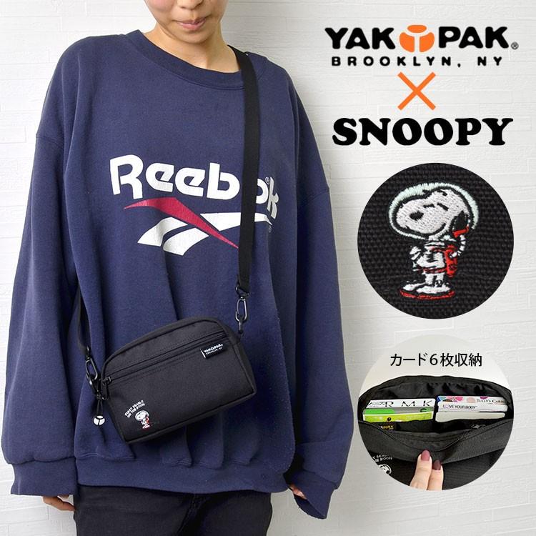 ショルダーバッグ レディース スヌーピー メッセンジャーバッグ Yakpak 斜めがけ Snoopy アストロノーツ ヤックパック ミニショルダー 黒 通勤 通学 Mari Yaksn 086 Tis 通販 Yahoo ショッピング