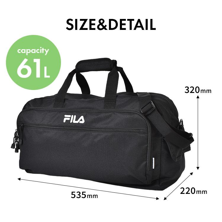 FILA（フィラ） ボストンバッグ 61L 女子 高校生 中学生 修学旅行