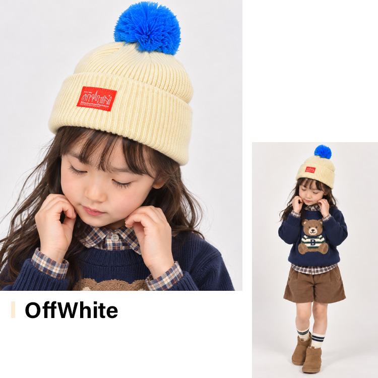 キッズ ニット帽 Manhattan Portage マンハッタンポーテージ MP234 厚手 ポンポンつき 女の子 男の子 子供 帽子 | Manhattan Portage | 03