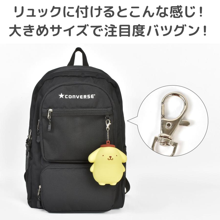 サンリオ エコバッグ 折り畳み ポーチ付き ハローキティ クロミ マイメロディ シナモロール ポムポムプリン ぬいぐるみ キーホルダー | sanrio | 09