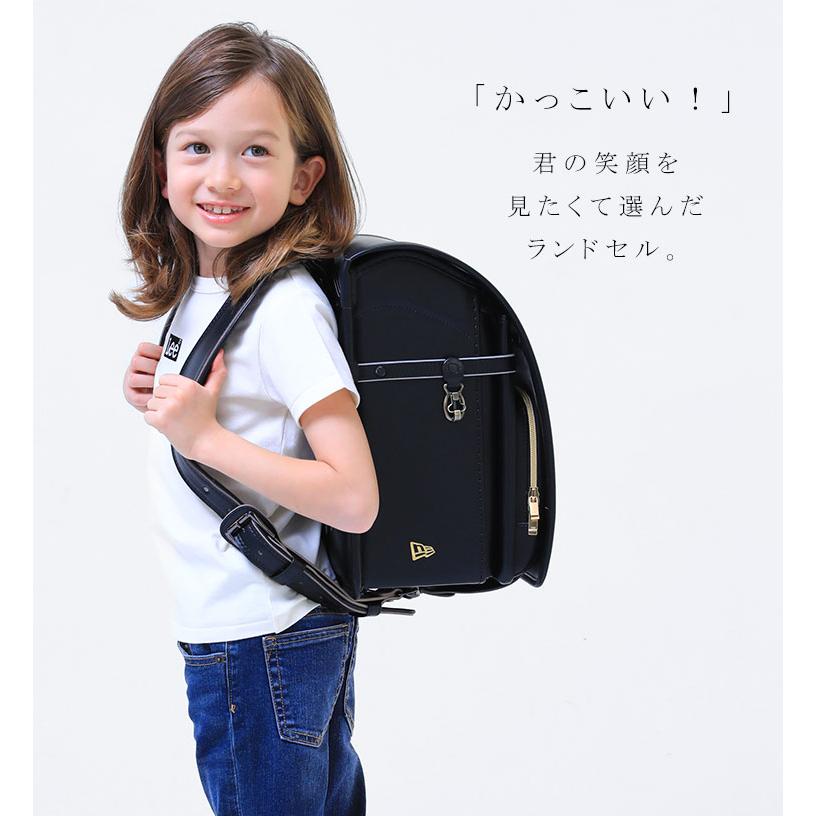 Newera ランドセル 日本製 23年入学 かっこいい 男の子 女の子 ニューエラ ブラック 軽量 黒 6年保証 ブランド ストリート