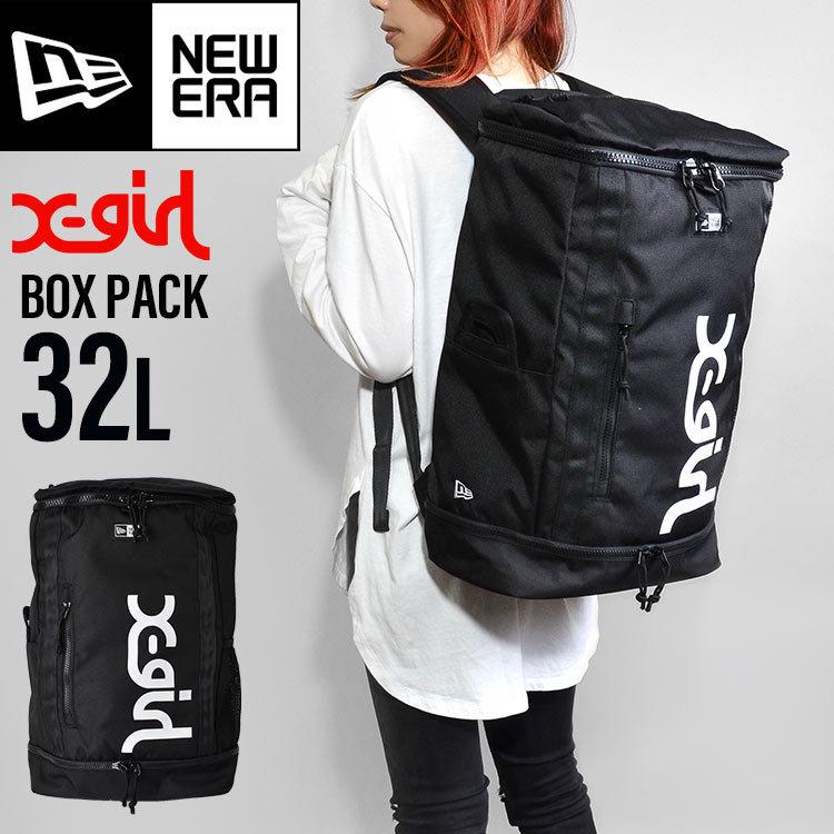 X Girl リュック Newera ニューエラ エックスガール リュックサック 通学 女子 スクエアリュック ボックス型 レディース 底ポケット 2層式 メンズ Boxリュック Newera B033 Tis 通販 Yahoo ショッピング