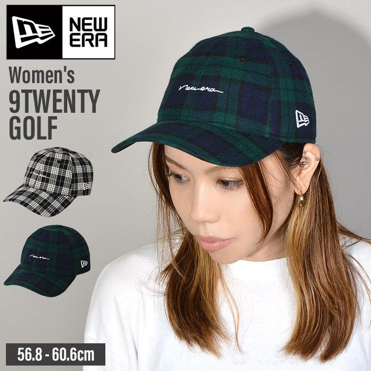 ニューエラ キャップ Newera チェック柄 ゴルフ Golf キャップ ローキャップ 9twenty レディース おしゃれ ゴルフ 帽子 抗菌