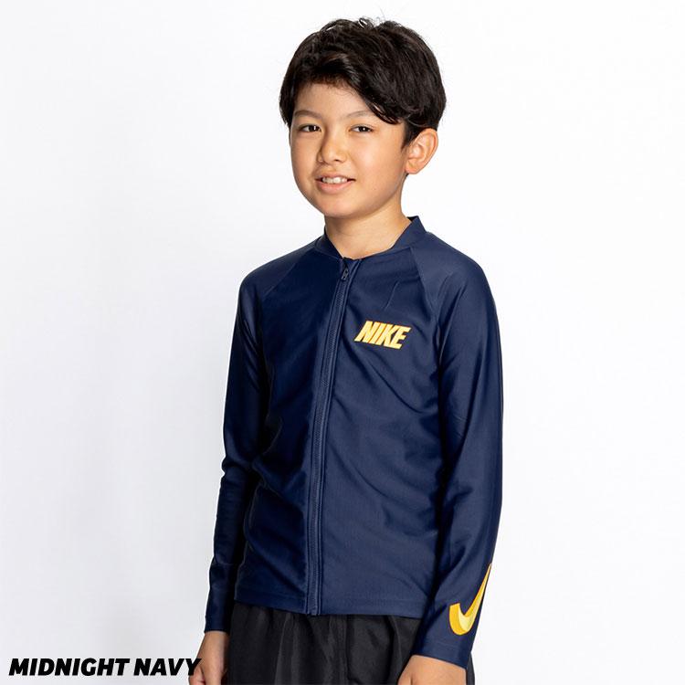 NIKE（ナイキ） NIKE SWIM ラッシュガード キッズ 長袖 150 160cm 3D