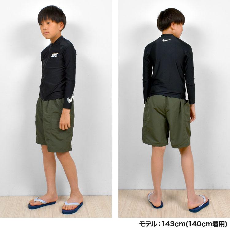 水着・ラッシュガード NIKE / SWOOSH TWO TONE COLOR SWIM SHORTS NIKE（ナイキ） NIKE SWIM ラッシュガード キッズ 長袖 150 160cm 3D