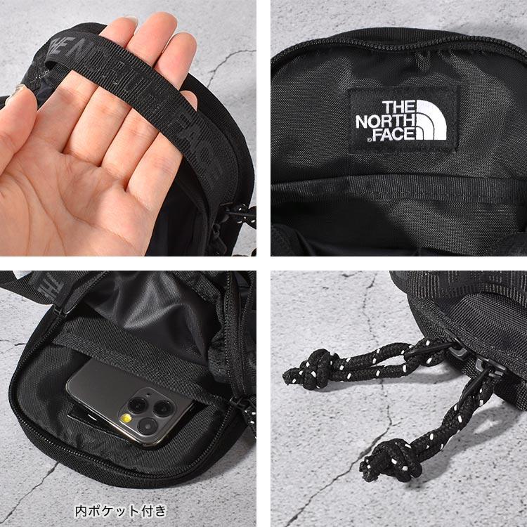 ノースフェイス ホワイトレーベル ショルダーバッグ 巾着 クロスバッグ THE NORTH FACE NN2PP08A 韓国 限定 メンズ レディース 巾着バッグ 斜めがけバッグ 小さめ 軽量 ショルダーポーチ ナイロン ブラック THE NORTH FACE（ザ ノースフェイス） ノースフェイス ホワイト