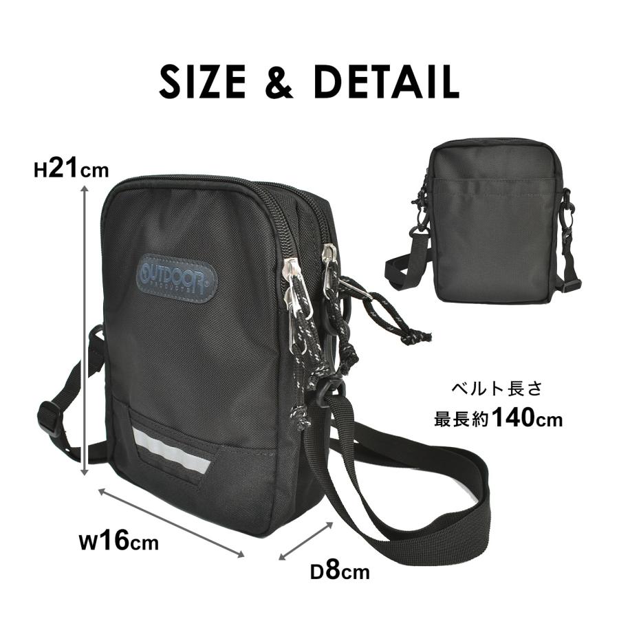 OUTDOOR PRODUCTS（アウトドアプロダクツ） ショルダーバッグ オニキス