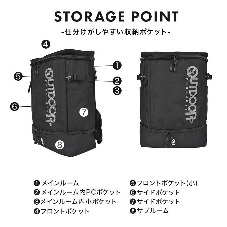 OUTDOOR 大容量リュック　 ace. 前持ち ビジネスバッグ リュック ビジネスリュック エース 前持ち
