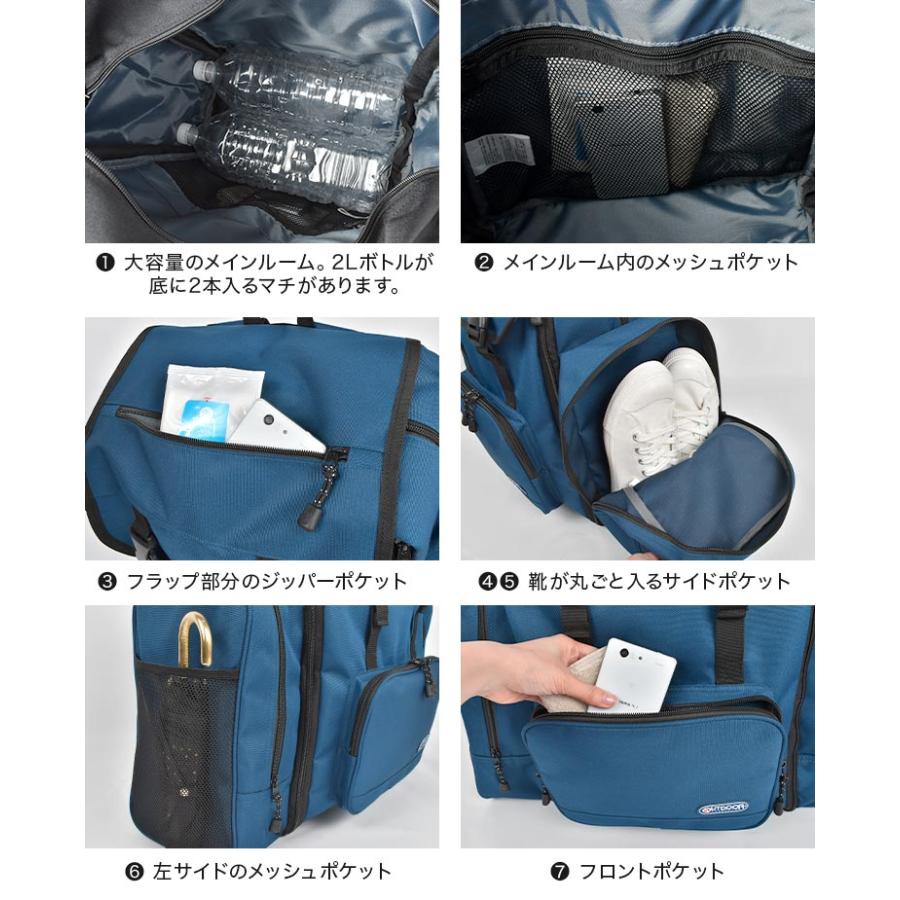 林間学校 リュック 修学旅行 男子 女子 サブリュック OUTDOOR PRODUCTS ルミナス 旅行バッグ アウトドア プロダクツの画像