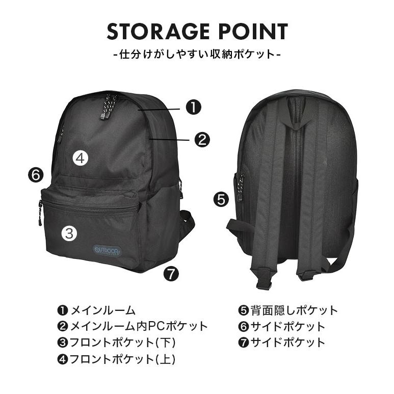 OUTDOOR PRODUCTS（アウトドアプロダクツ） リュック メンズ