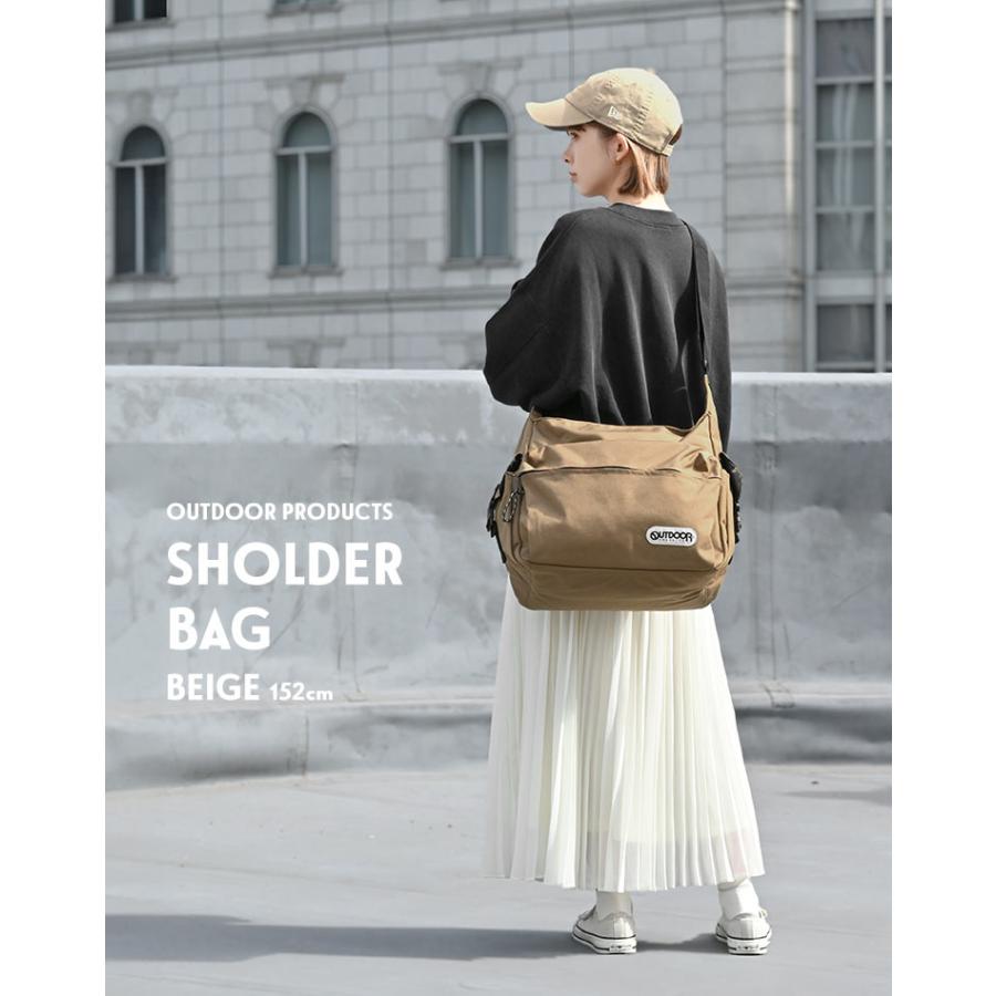 ショルダーバッグ OUTDOOR PRODUCTS アウトドアプロダクツ レディース 斜めがけ 大人 メンズ ブランド 軽量 マザーズバッグ マザーバッグ 肩がけバッグ_おしゃれ 大容量 12L A4 対応 通勤 通学 OUTDOOR PRODUCTS（アウトドアプロダクツ） ショルダーバッグ 斜めがけ