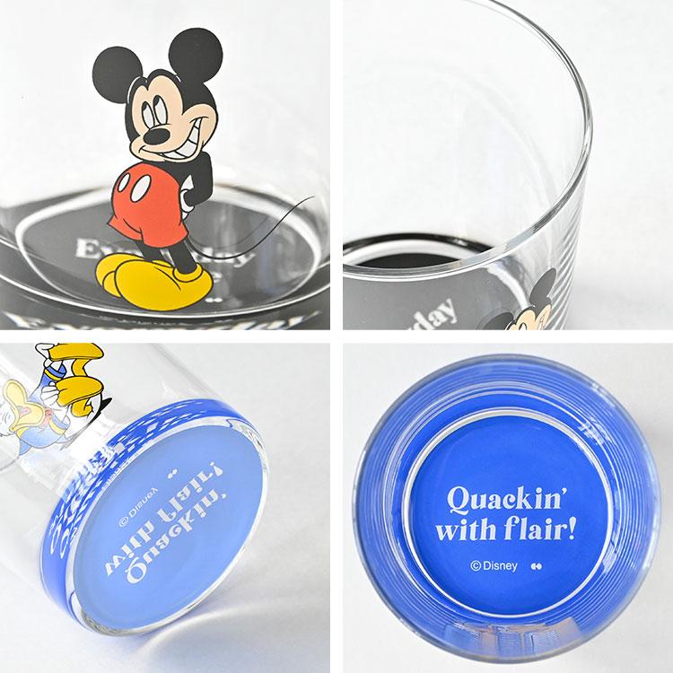 ガラスコップ Disney ディズニー おしゃれ かわいい ミッキー ドナルド