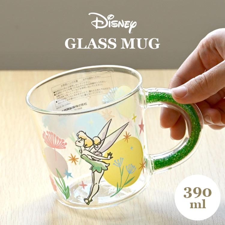 ガラスマグ 耐熱 アリエル ラプンツェル エルサ ティンカーベル グラス