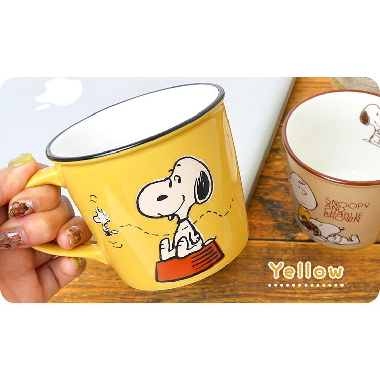 マグカップ かわいい スヌーピー コップ シンプル キャラクター Snoopy ウッドストック チャーリー グッズ カラーマグ 可愛い レトロ 日用雑貨 食器 キッチン Onk Pt 1300 Tis 通販 Yahoo ショッピング