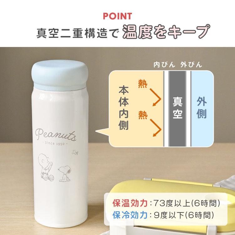 SNOOPY（スヌーピー） 水筒 ハローキティ ちいかわ 480ml ステンレス