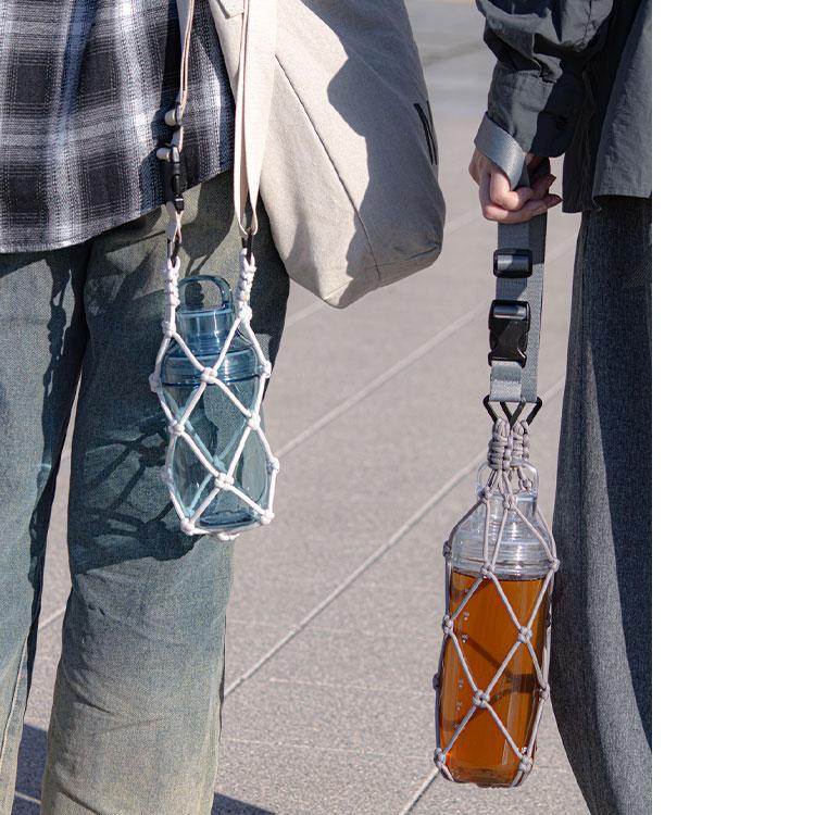 OSK（オーエスケー） ボトルホルダー ショルダー 1L 水筒カバー ペット