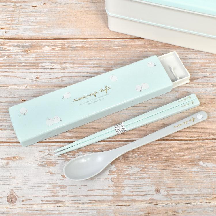 スプーンセット188個　オマケケース OSK（オーエスケー） コンビセット シマエナガ 引フタコンビ 箸