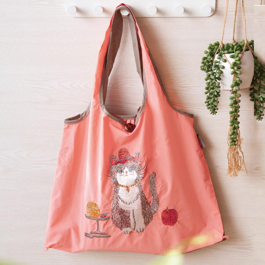 エコバッグ おしゃれ 大容量 刺繍 トートバッグ レディース 折りたたみ