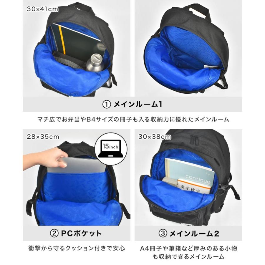 PUMA（プーマ） リュック 通学 男子 大容量 29L 黒 リュックサック