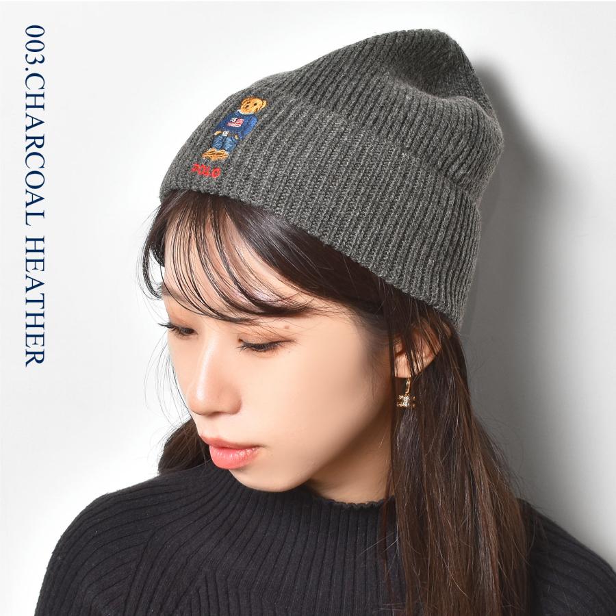 POLO RALPH LAUREN ニット帽 レディース メンズ ソリッド フラッグ ポロベア ポロ ラルフローレン 正規品 PC1462 | POLO RALPH LAUREN | 04