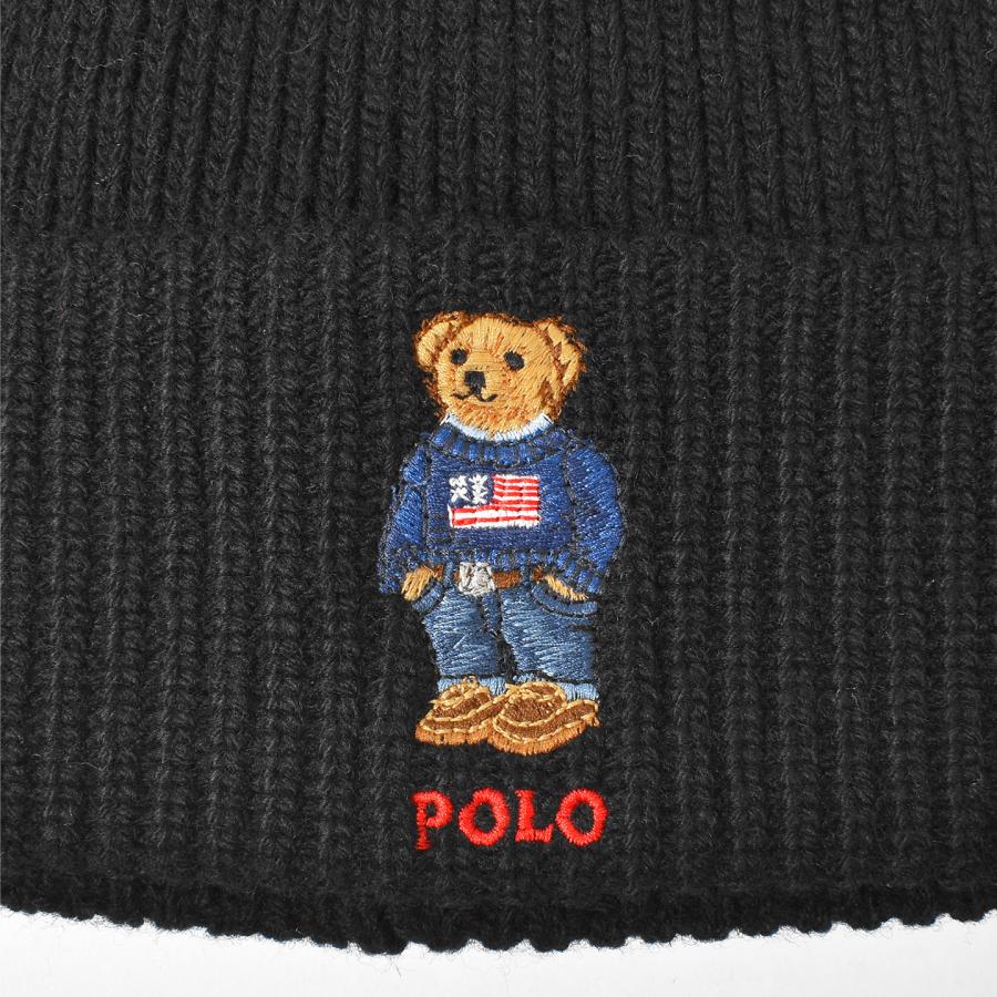 POLO RALPH LAUREN ニット帽 レディース メンズ ソリッド フラッグ ポロベア ポロ ラルフローレン 正規品 PC1462 | POLO RALPH LAUREN | 08