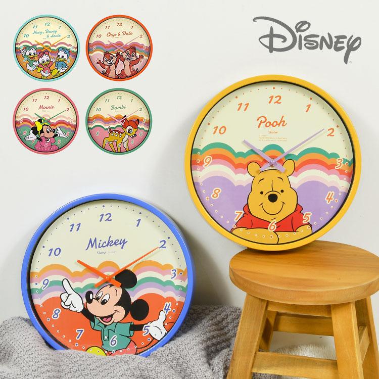 スケーター 壁掛け時計 ディズニー レトロ かわいい おしゃれ Disney 