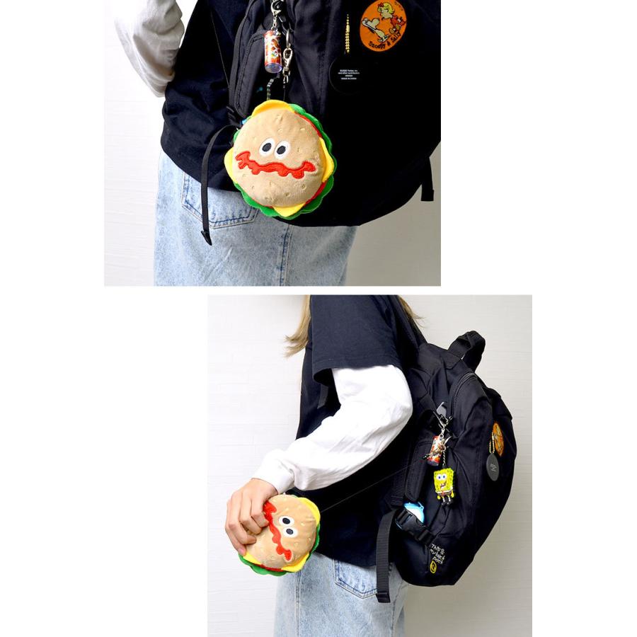 パスケース 定期入れ リール付き ぬいぐるみ かわいい ハンバーガー アメカジ 小銭入れ 小学生 中学生 高校生 レディース 女の子 男の子 Burger Conx Skt Pasc1 Tis 通販 Yahoo ショッピング