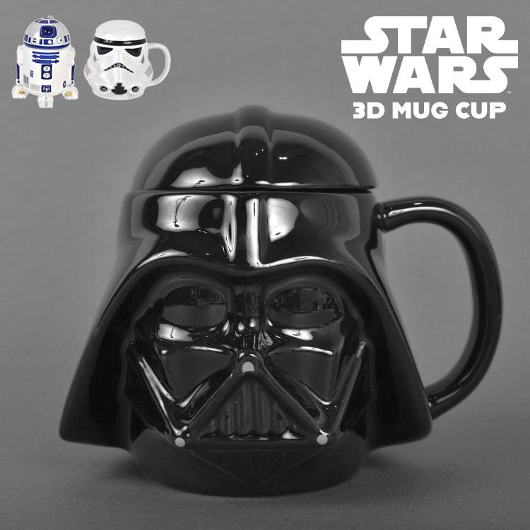STAR WARS（スター・ウォーズ） マグカップ 蓋付き 3Dマグカップ R2-D2