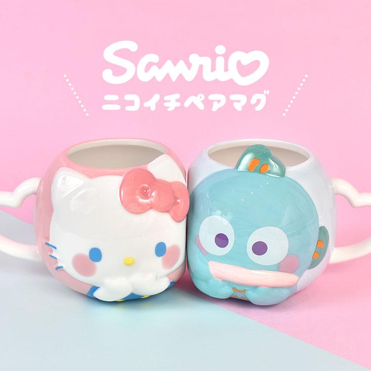 sanrio（サンリオ） ペアマグカップ ハローキティ ハンギョドン 2個