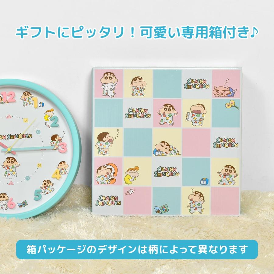 Pokemon（ポケモン） 時計 壁掛け 静音 クレヨンしんちゃん 子供部屋