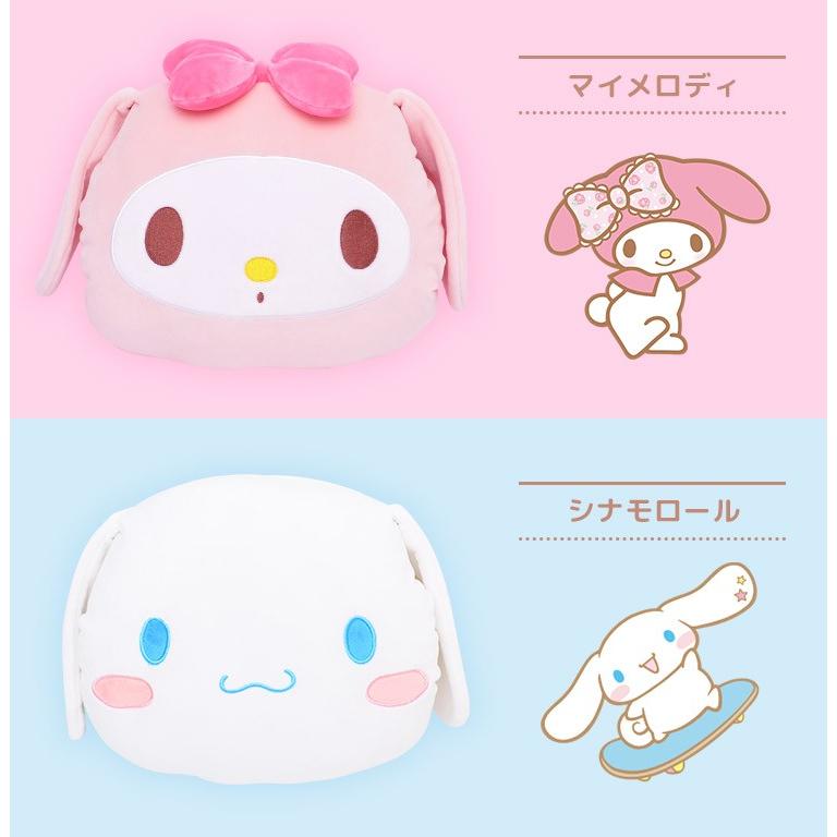 クッション サンリオ マイメロディ シナモロール ポムポムプリン ポチャッコ ぬいぐるみ 耳付き フェイスクッション かわいい プリン シナモン Tjs Cushion09 Tis 通販 Yahoo ショッピング