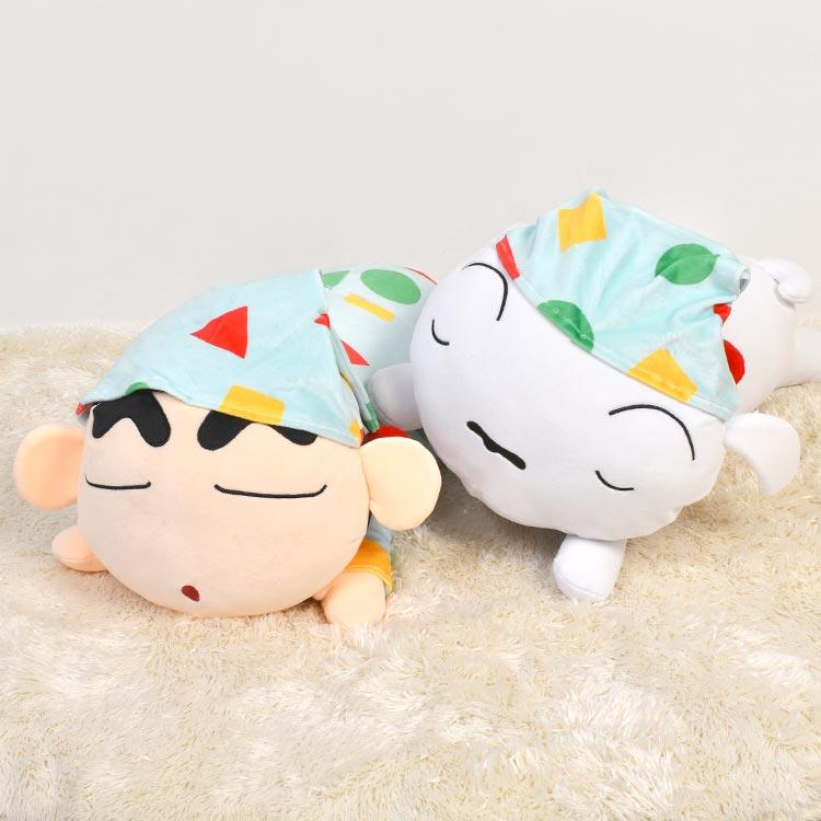 クッション クレヨンしんちゃん クレしん もっちり寝そべりクッション