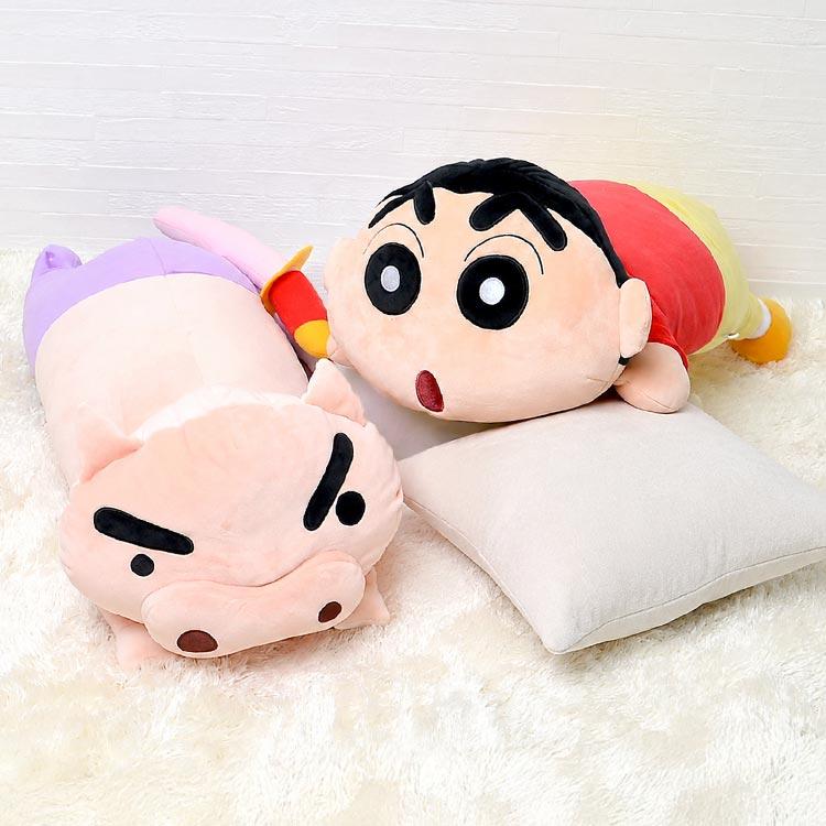クッション クレヨンしんちゃん クレしん もっちり寝そべりクッション