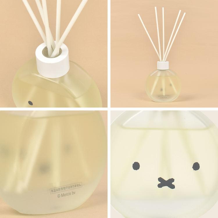 ディフューザー ミッフィー 石鹸 香り フレグランス サボン シャボン 芳香剤 スティック ホワイトムスク シトラス アロマ 消臭 透明 おしゃれ 清潔感 トイレ | Miffy | 07