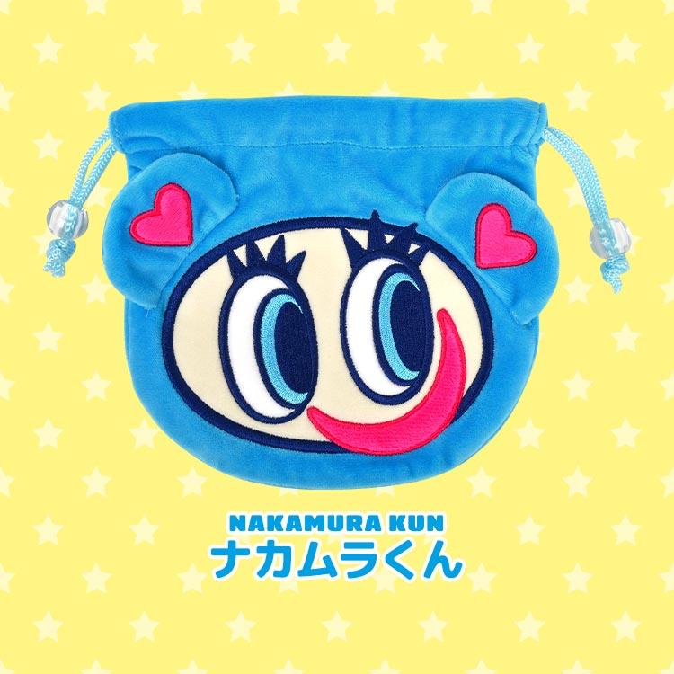 完売品 エンジェルブルー ナカムラくんフェイスポーチ付きエコバッグ 3色セット ANGEL BLUE】フェイスポーチ付きエコバック(セット