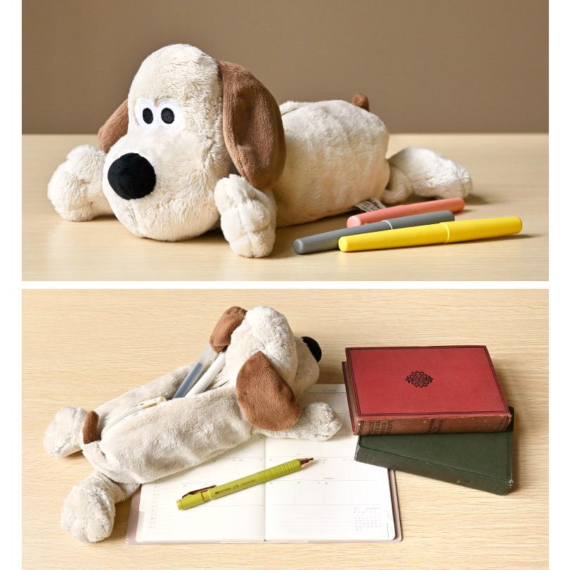 ペンケース グルミット ペンポーチ ぬいぐるみ 正規品 ウォレスと