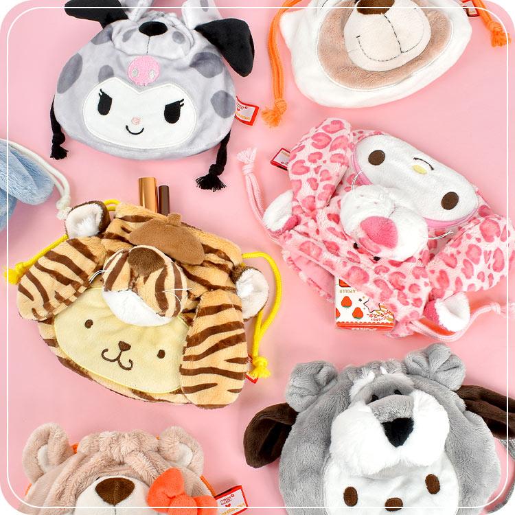 nici（ニキ） ぬいぐるみ 巾着 サンリオ Sanrio NICI コラボ ハロー