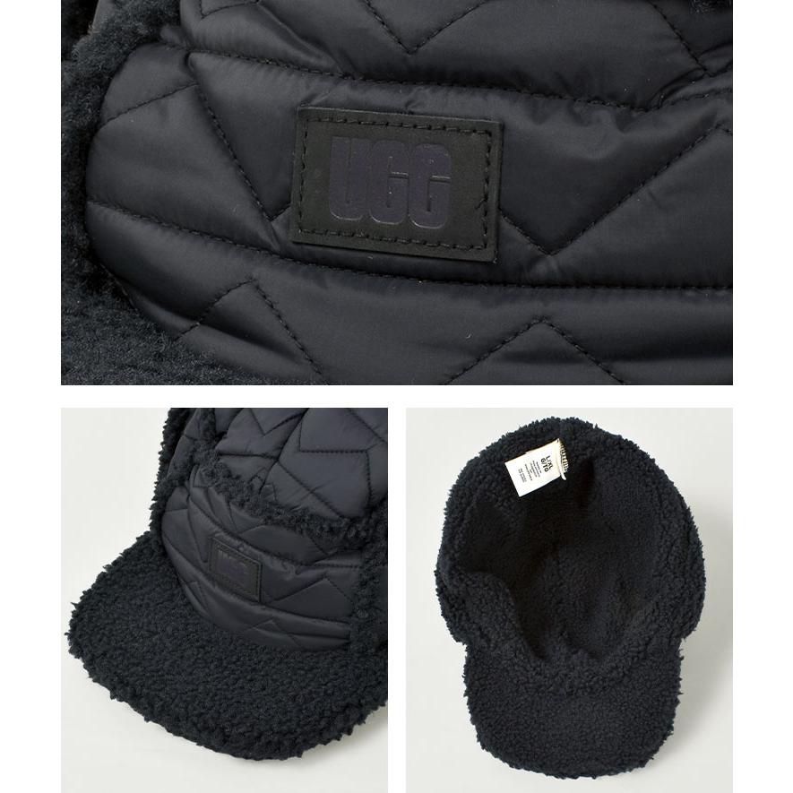UGG（アグ） フライトキャップ メンズ ブランド 帽子 2way 秋冬 防寒