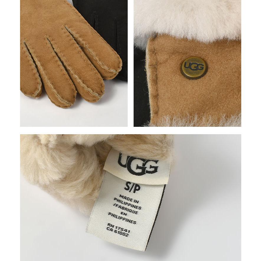UGG（アグ） 手袋 レディース スマホ 暖かい 本革 シープスキン