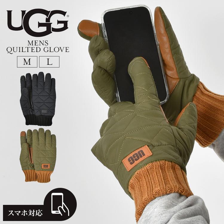 UGG（アグ） 手袋 メンズ グローブ 防寒 防水 防風 スマホ対応 冬 裏