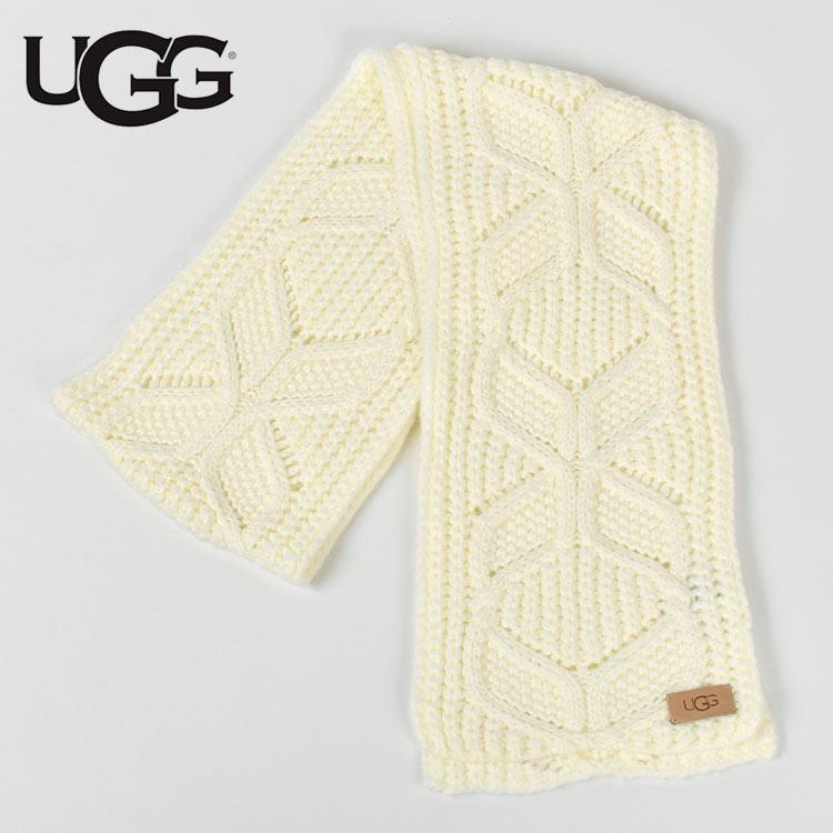 UGG（アグ） マフラー レディース ブランド 防寒 冬 暖かい ウール混