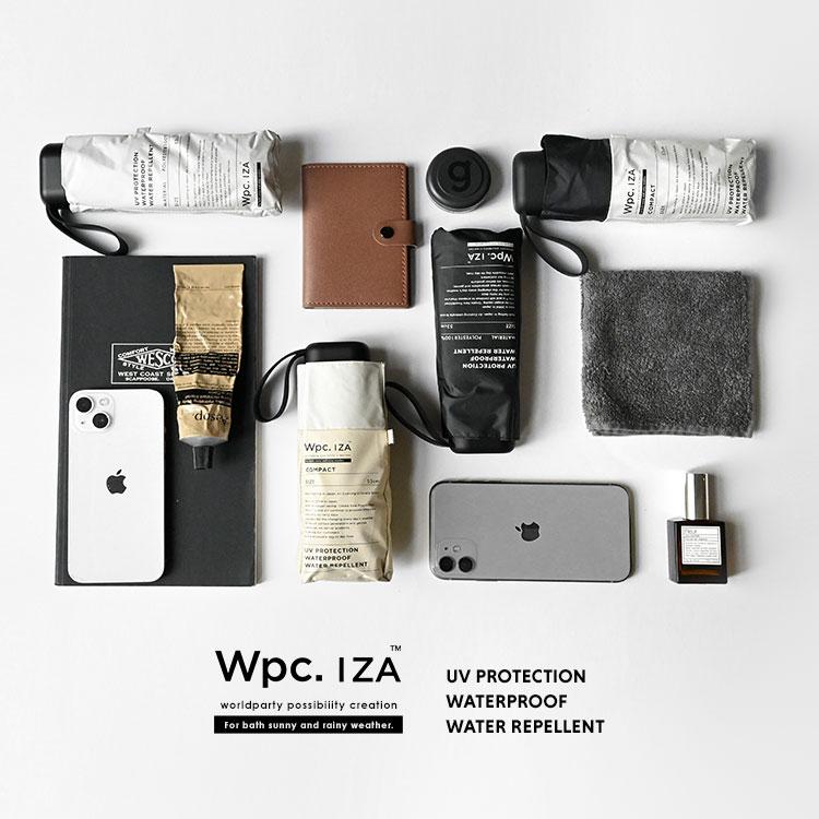 wpc IZA イザ 日傘 折りたたみ 完全遮光 メンズ 軽量 晴雨兼用 遮光率100% UVカット 6本骨 53cm 超撥水 紫外線対策 裏面黒 | Wpc. IZA | 13