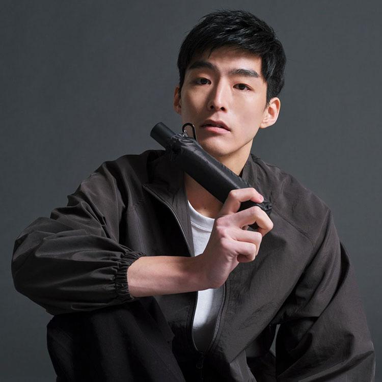 日傘 折りたたみ傘 完全遮光 自動開閉 UPF50+ Wpc. go-koh 50cm 超軽量 晴雨兼用 ワンタッチ UVカット 遮光率 100% 黒 | Wpc. | 12